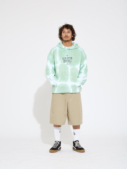 Trippin Dye Hoodie - BOTTLE GREEN