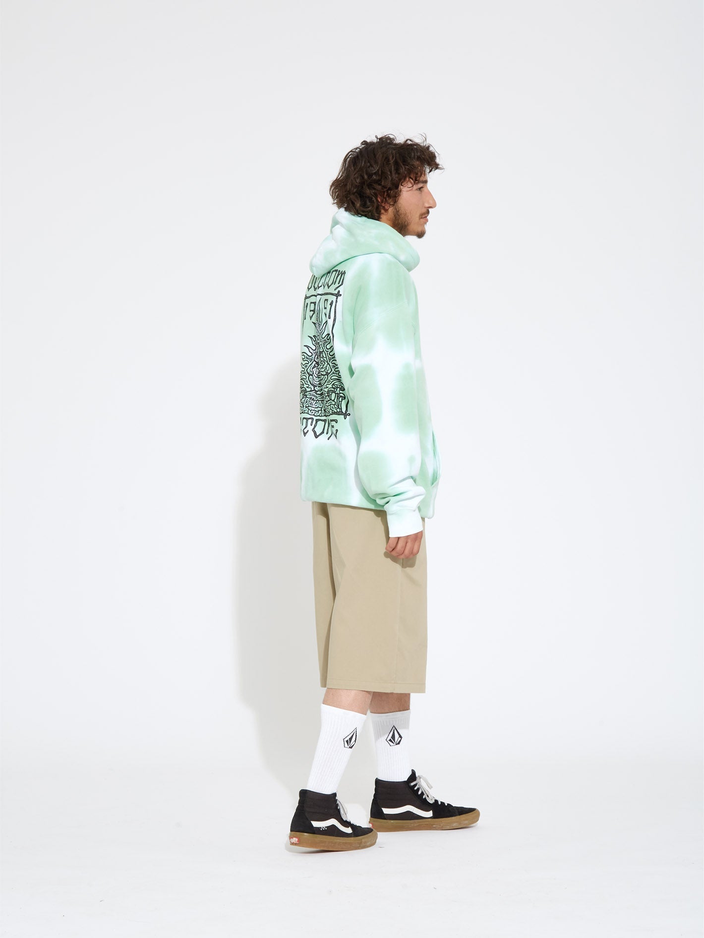 Trippin Dye Hoodie - BOTTLE GREEN