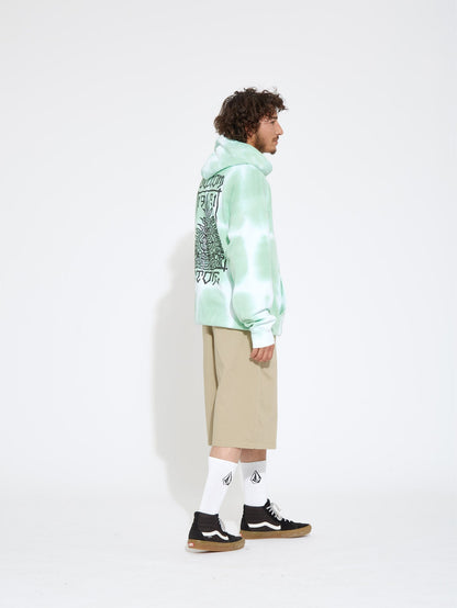 Trippin Dye Hoodie - BOTTLE GREEN
