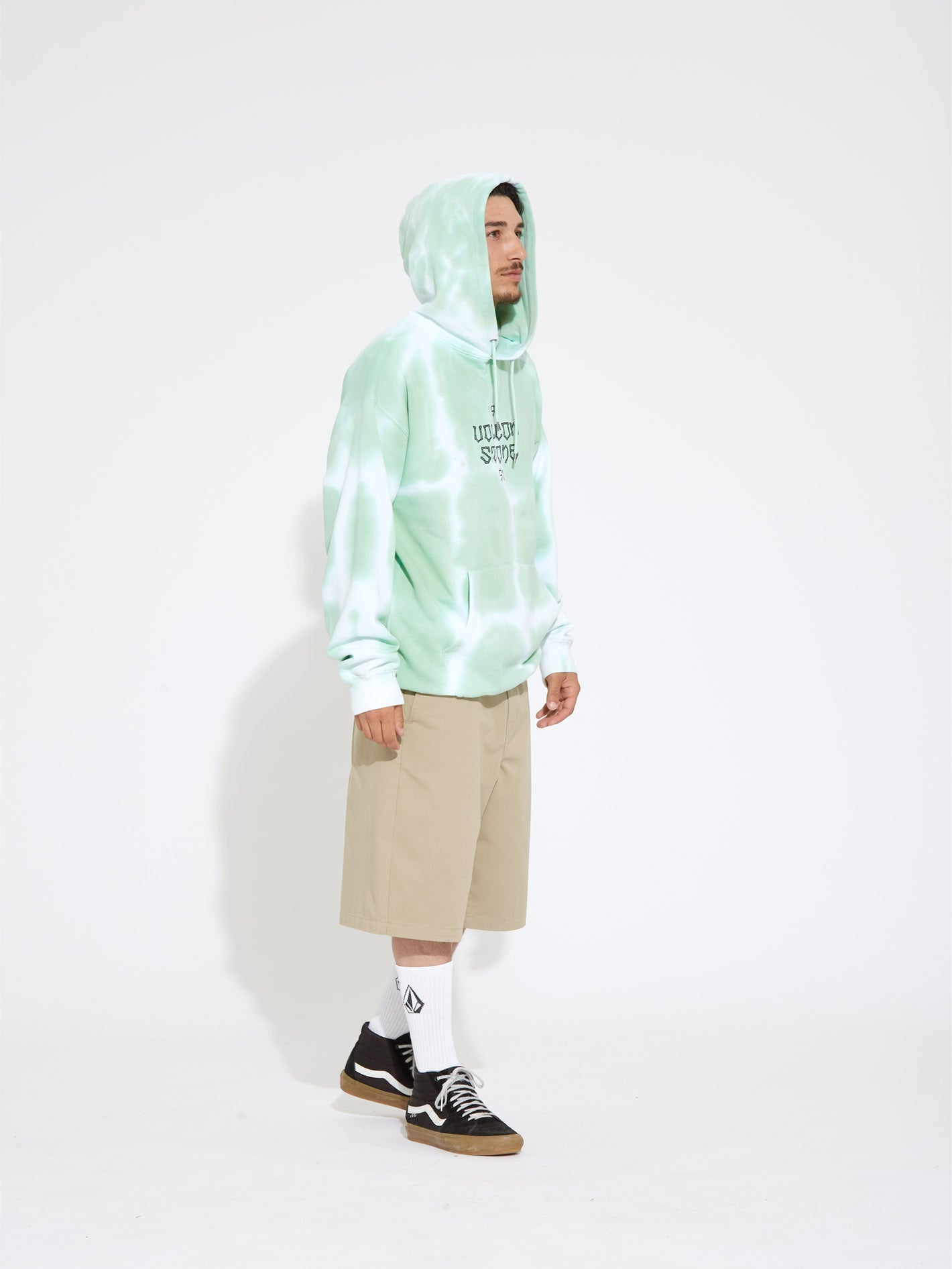 Trippin Dye Hoodie - BOTTLE GREEN