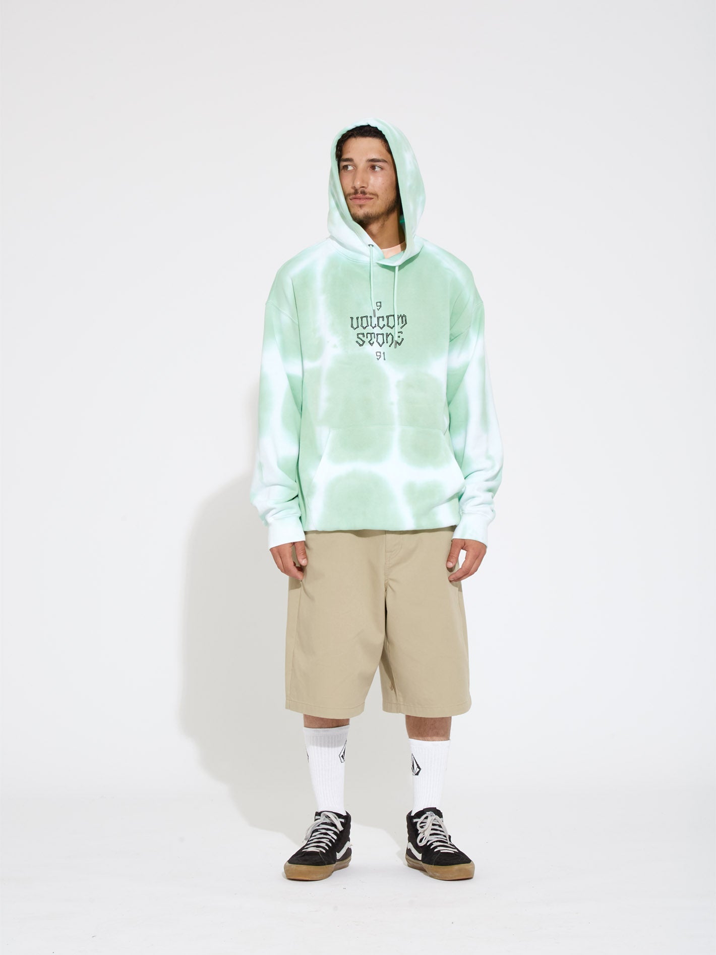 Trippin Dye Hoodie - BOTTLE GREEN