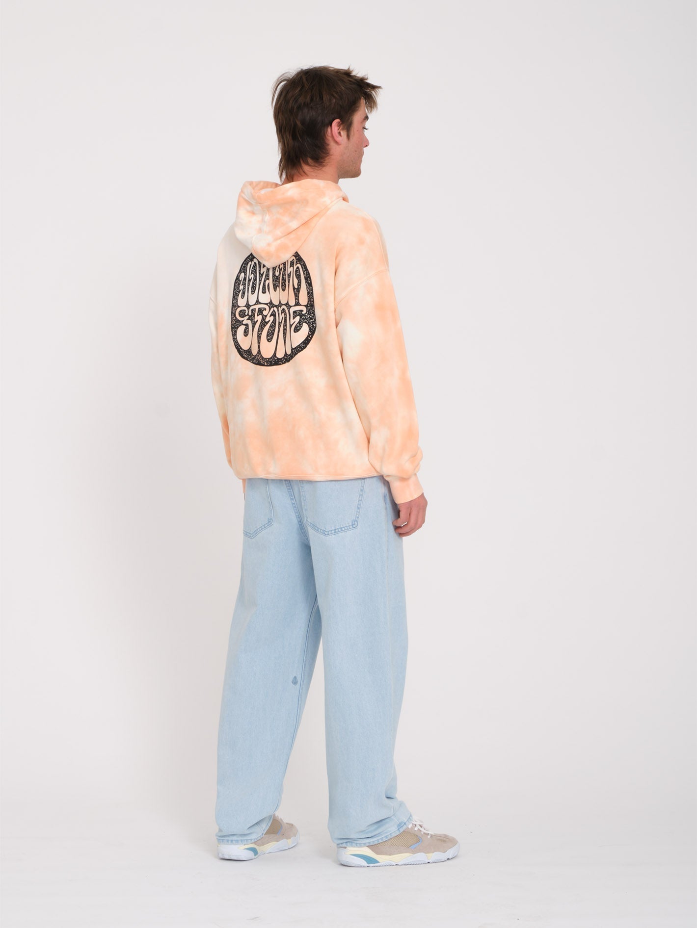 Trippin Dye Hoodie - PEACH BUD