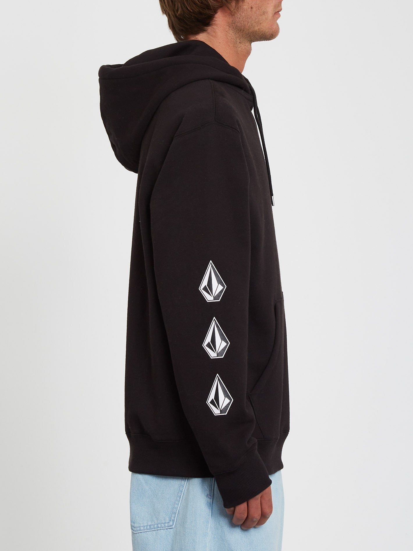 Iconic Stone Hoodie - BLACK