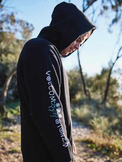 Surf Vitals Ozzy Wrong Hoodie - BLACK
