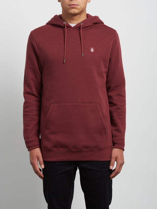 Single Stone Pullover Hoodie - Crimson