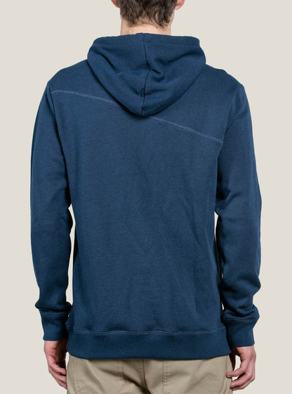 Stone Pullover Hoodie - Blue Black
