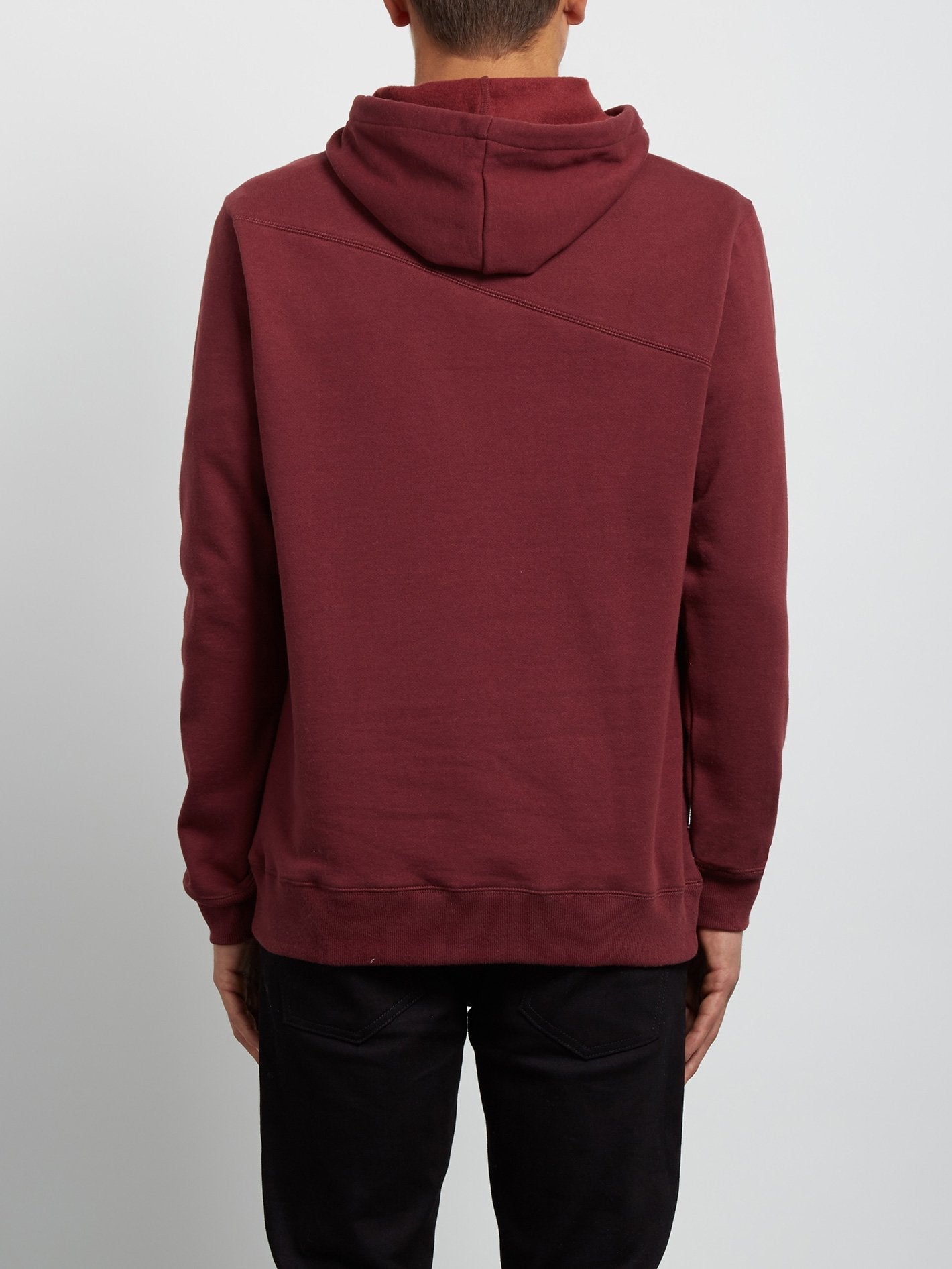 Stone Pullover Hoodie - Crimson