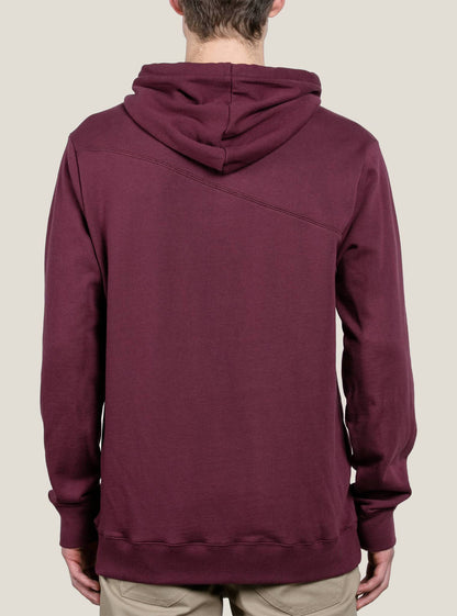 Stone Pullover Hoodie - Dark Port
