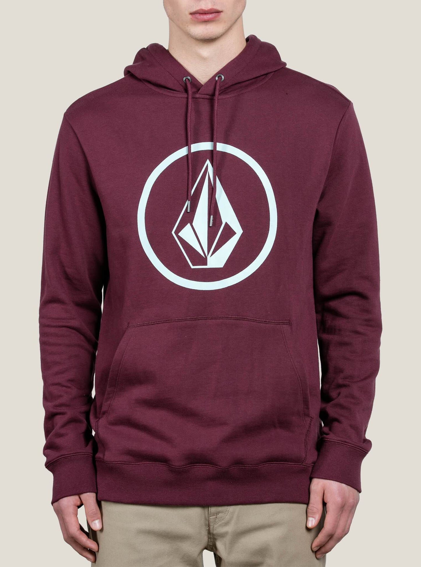 Stone Pullover Hoodie - Dark Port