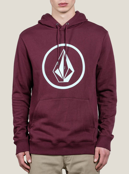 Stone Pullover Hoodie - Dark Port