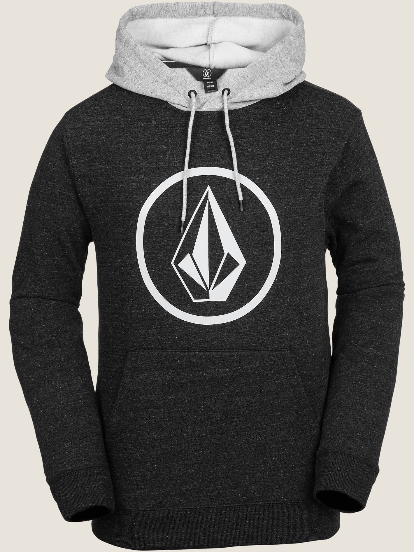 Stone Pullover Hoodie - Sulfur Black