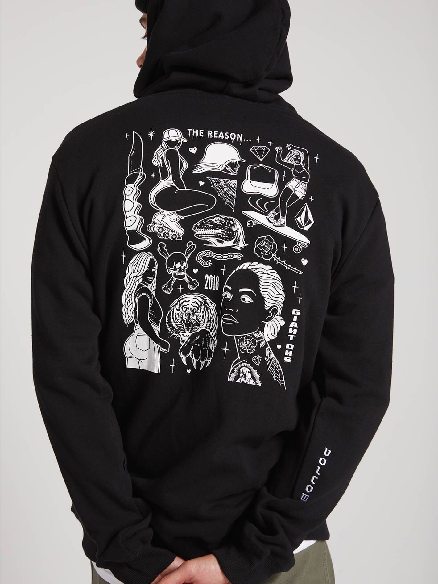 Mike Giant Pullover - Black