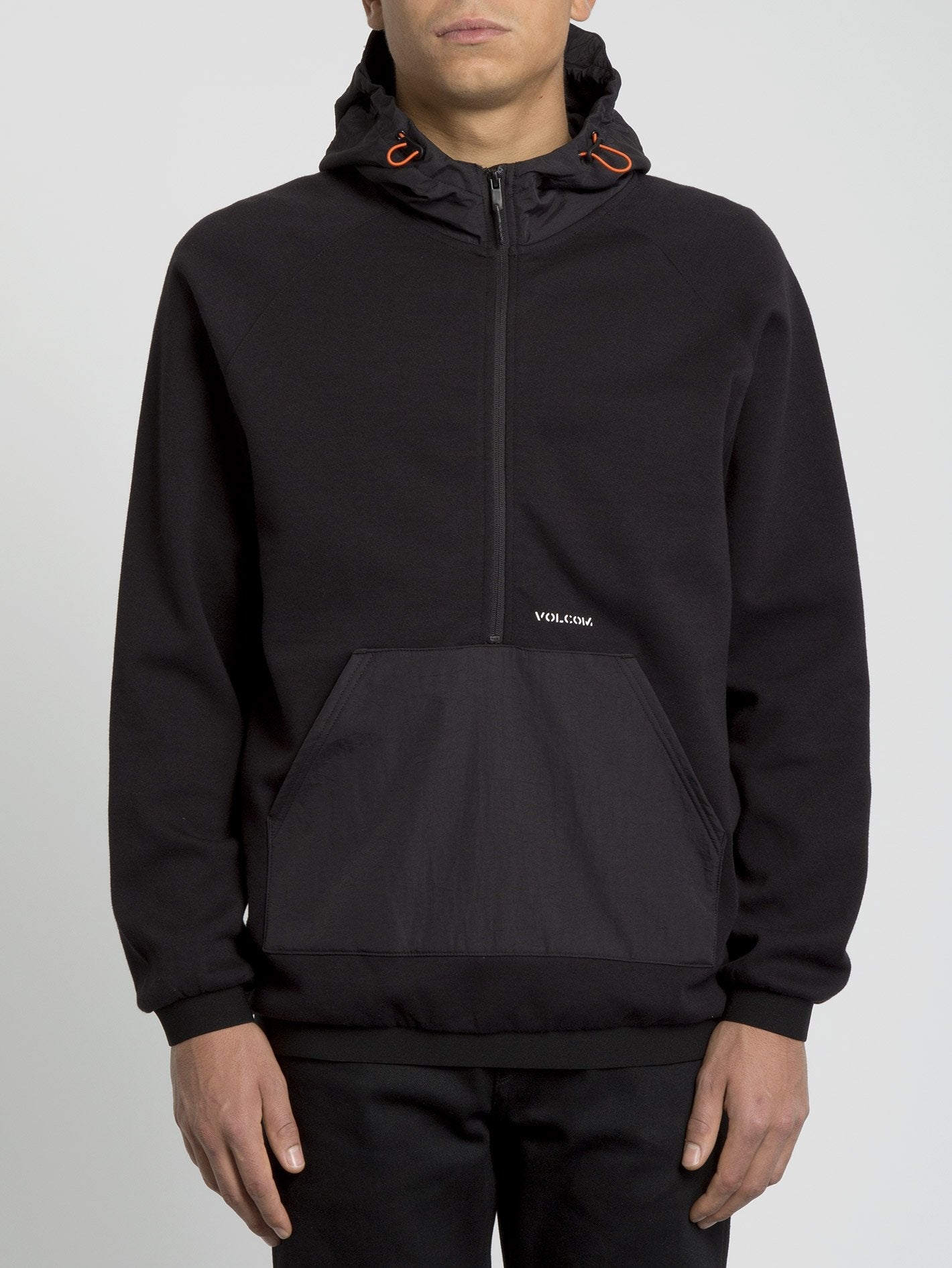 Half Zip Tech Pullover - Black