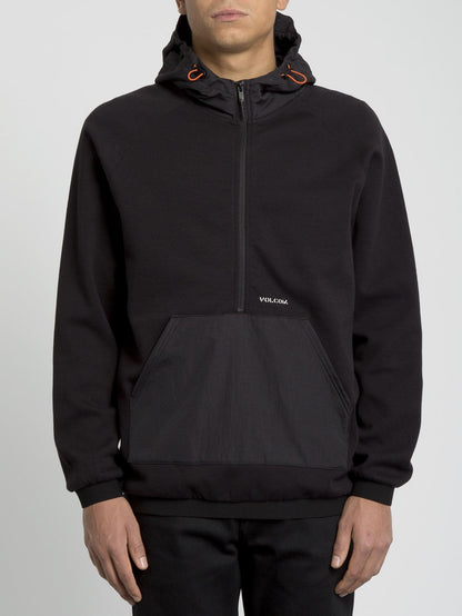 Half Zip Tech Pullover - Black