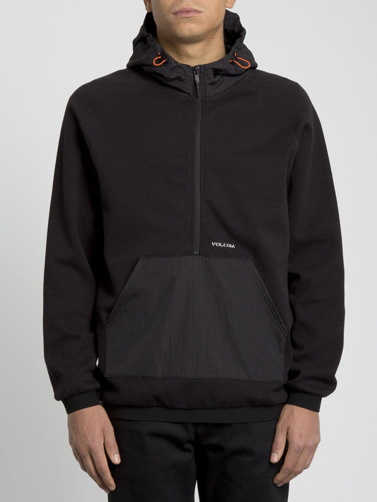 Half Zip Tech Pullover - Black