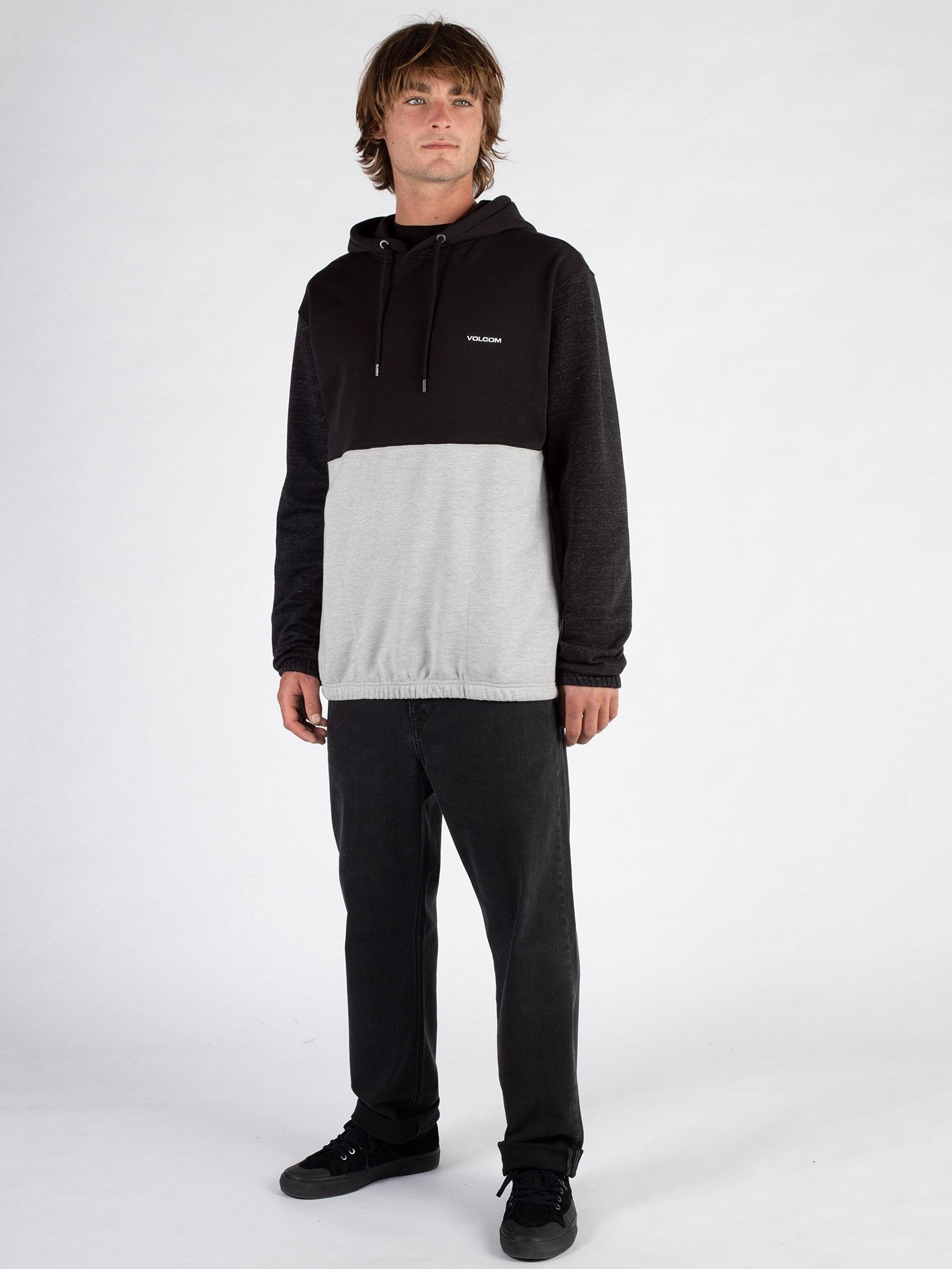 Volcom Division Hoodie - BLACK