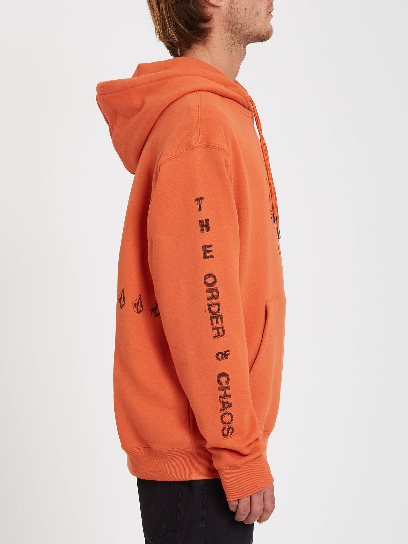 Transient Waves Hoodie - BURNT OCHRE
