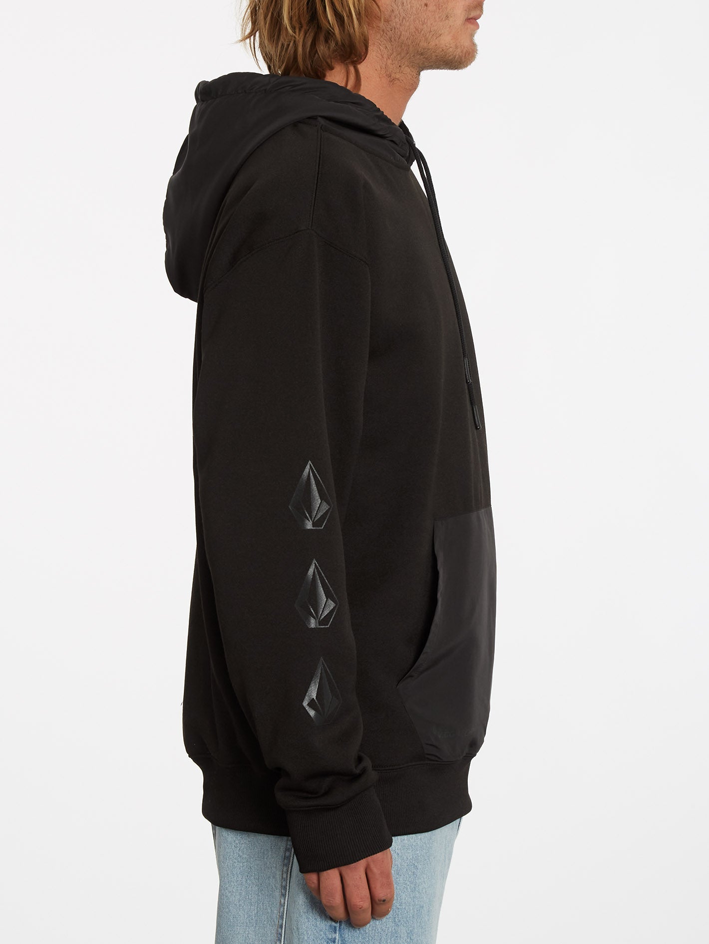 Iconic Tech Hoodie - BLACK