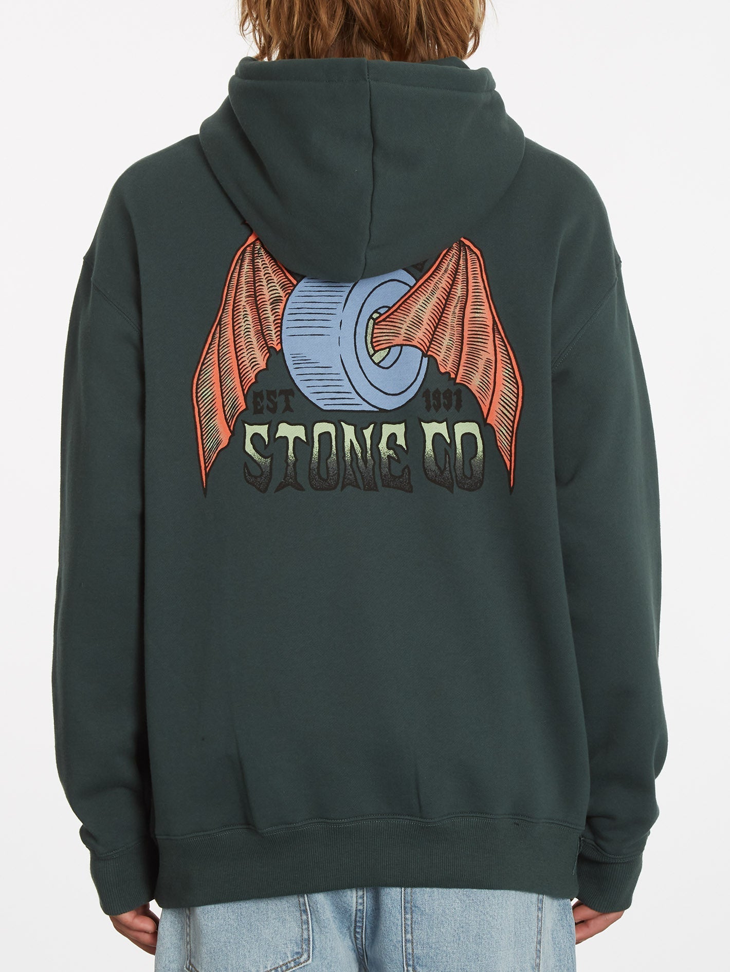 Hell Wheel Hoodie - CEDAR GREEN