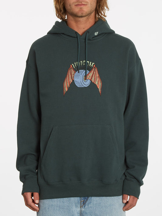 Hell Wheel Hoodie - CEDAR GREEN