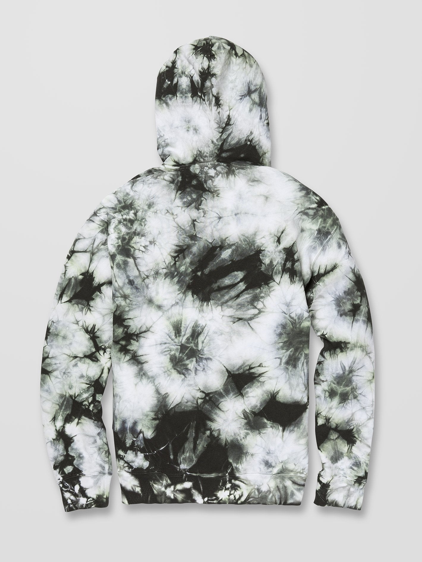Iconic Stone Plus Hoodie - LIME TIE DYE