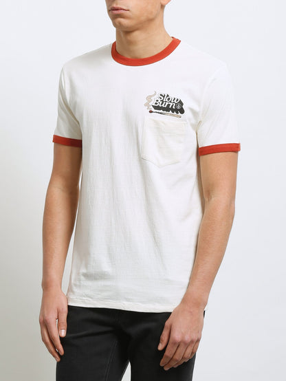 Slowburn Short Sleeve Tee - Egg White