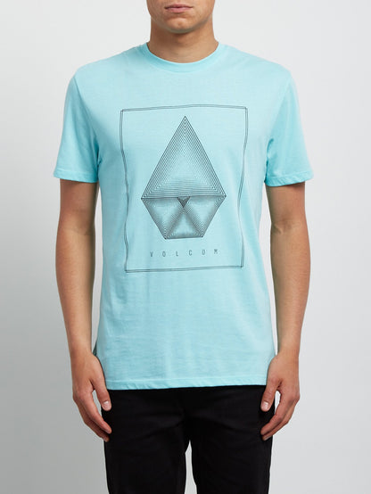 Concentric Tee - Pale Aqua