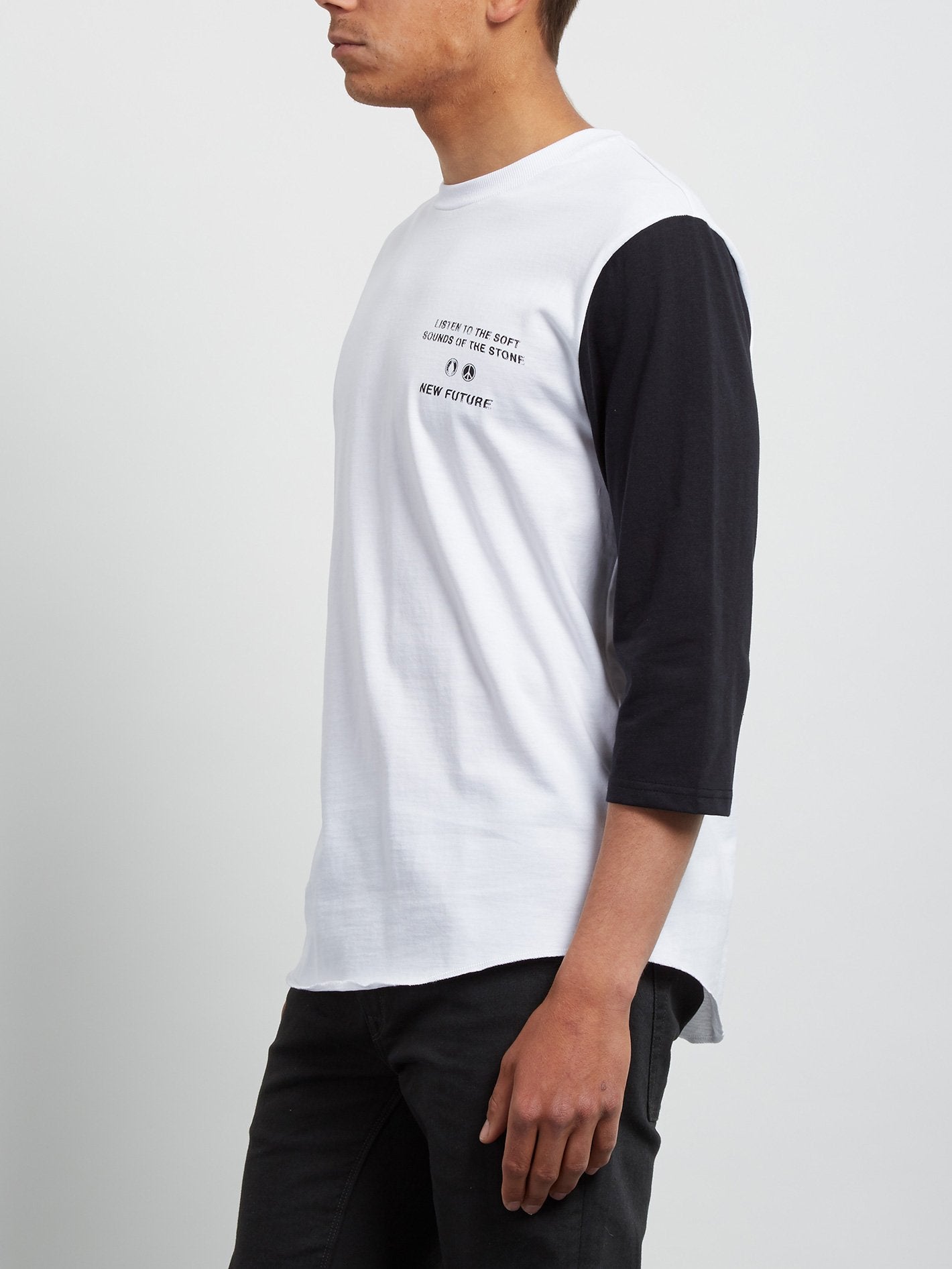 Enabler 3/4 Sleeve Tee - White