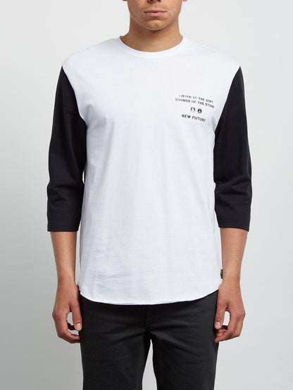 Enabler 3/4 Sleeve Tee - White