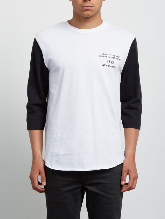 Enabler 3/4 Sleeve Tee - White