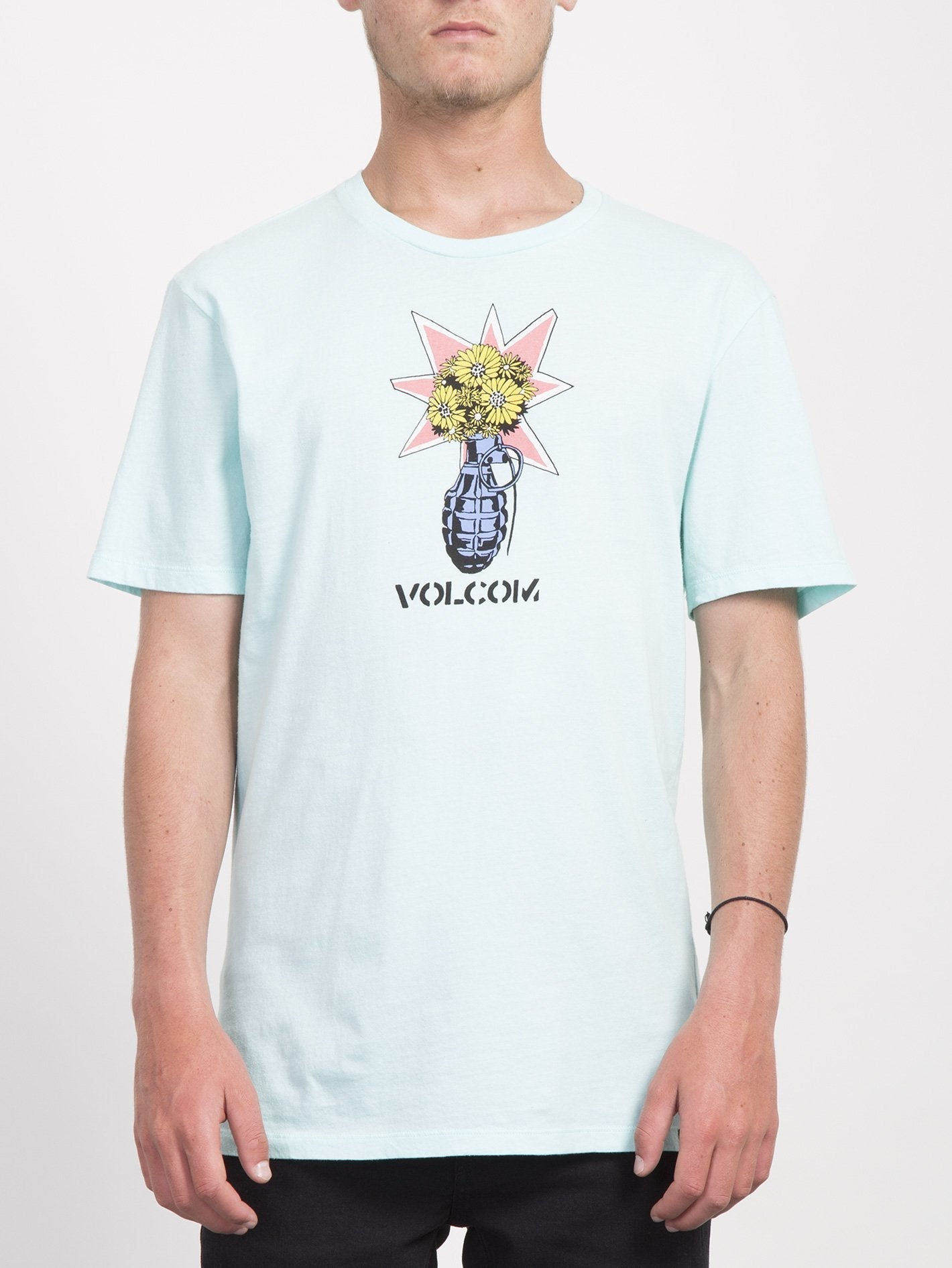 Volcom Grenade T-shirt  - Pale Aqua
