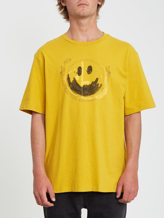 Fake Smile T-shirt - Gold