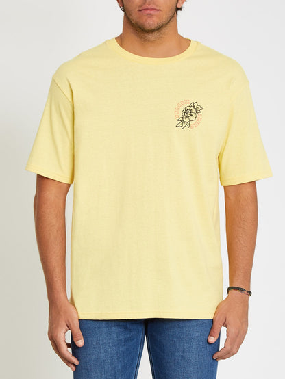 Gridlock T-shirt - Dawn Yellow