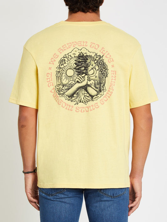 Gridlock T-shirt - Dawn Yellow