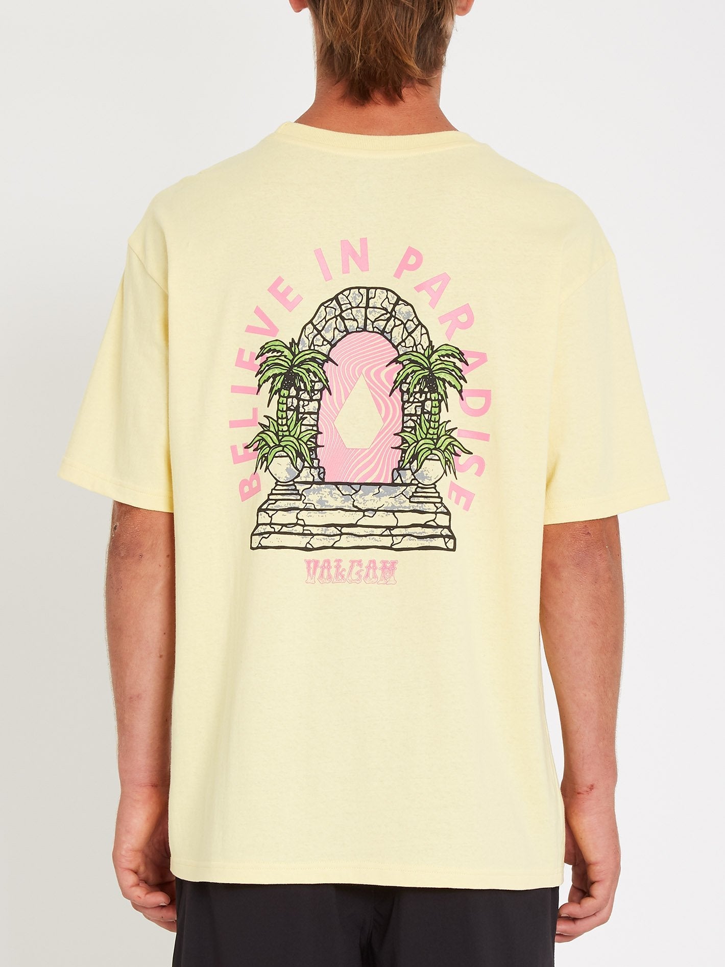 Beliveinparadise T-shirt - Dawn Yellow