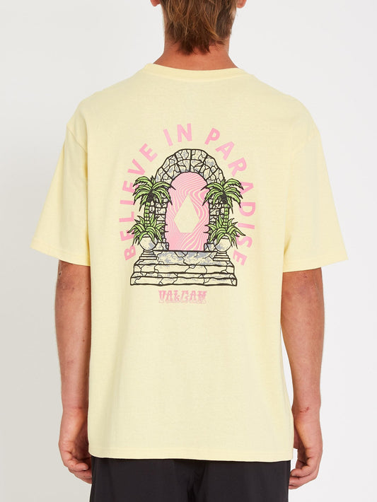 Beliveinparadise T-shirt - Dawn Yellow