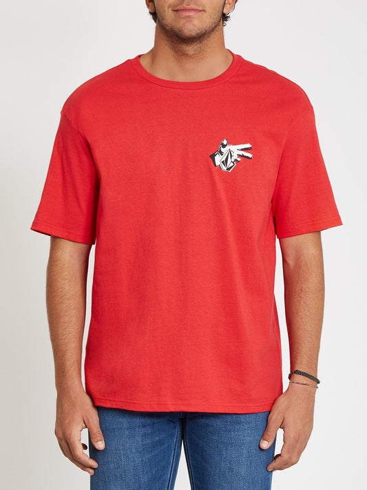 Clatter T-shirt - Carmine Red