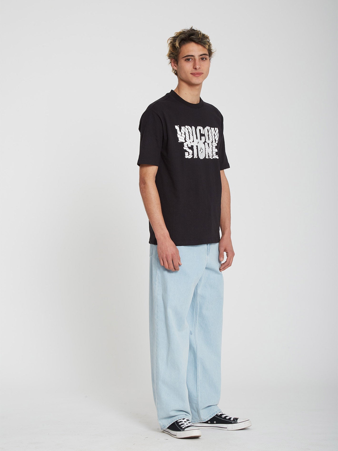Shattered T-shirt - BLACK