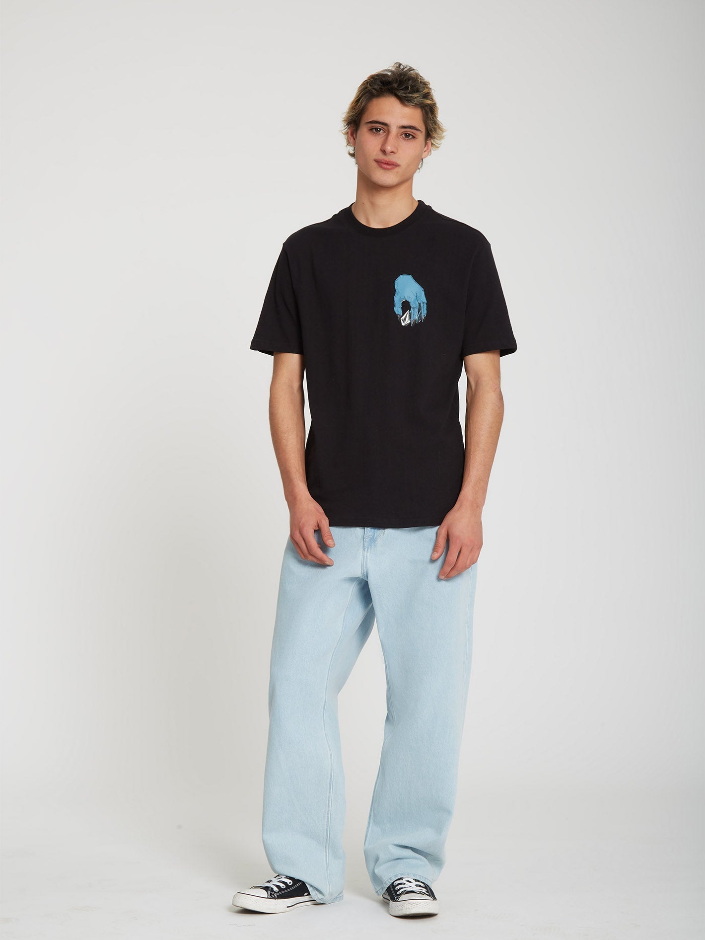 Stone Grab T-shirt - BLACK