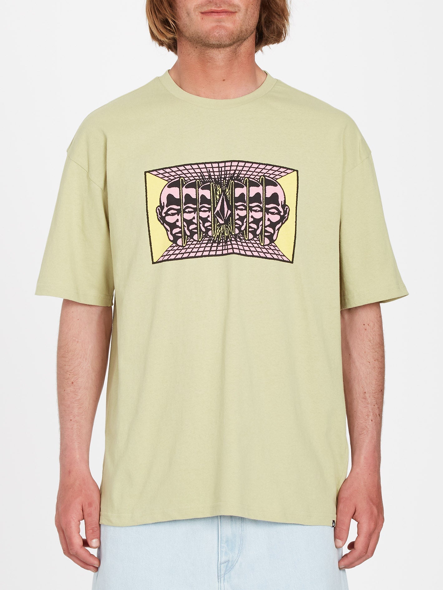 Mind Invasion T-shirt - LENTIL GREEN