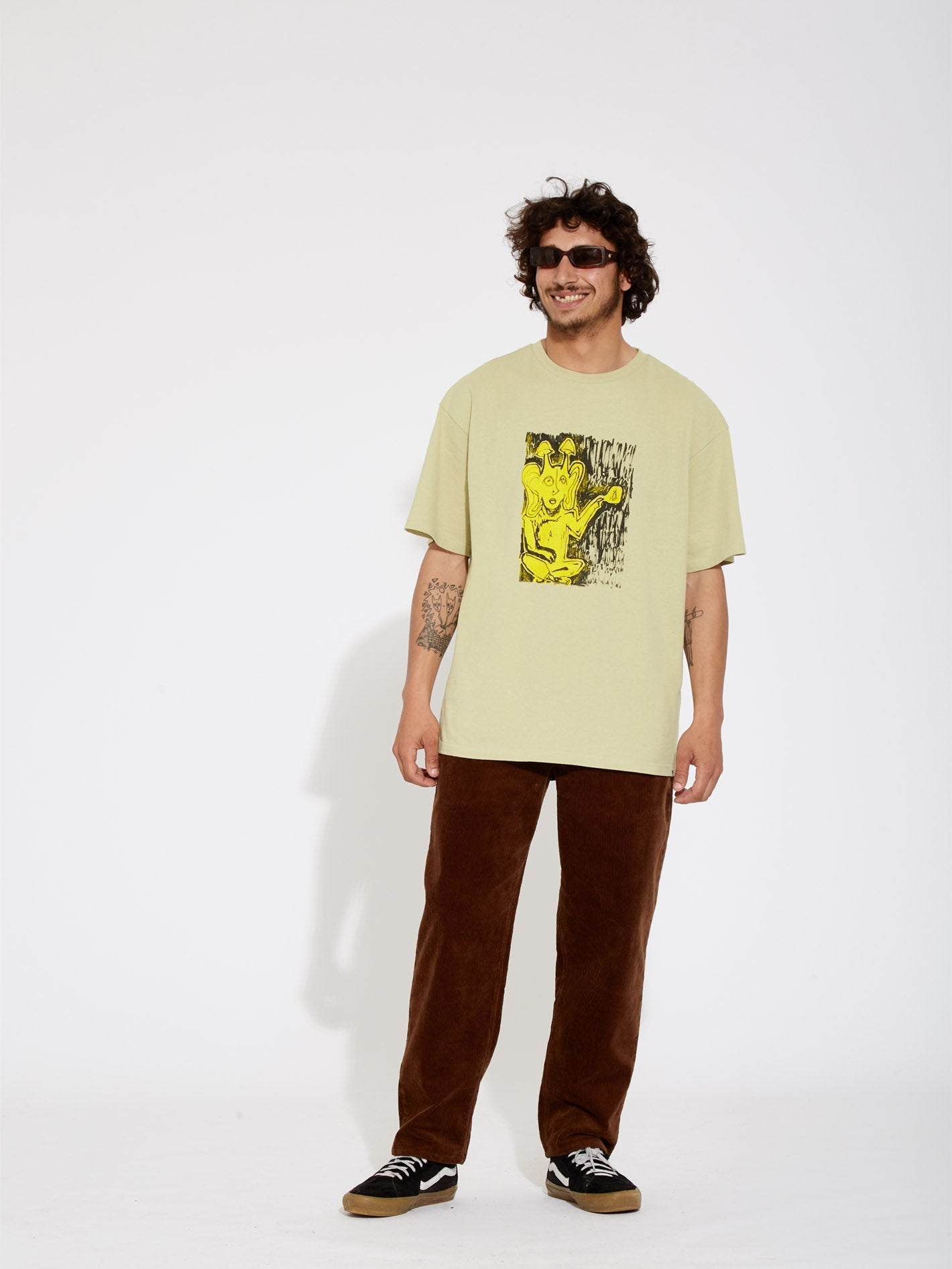 Balister T-shirt - LENTIL GREEN
