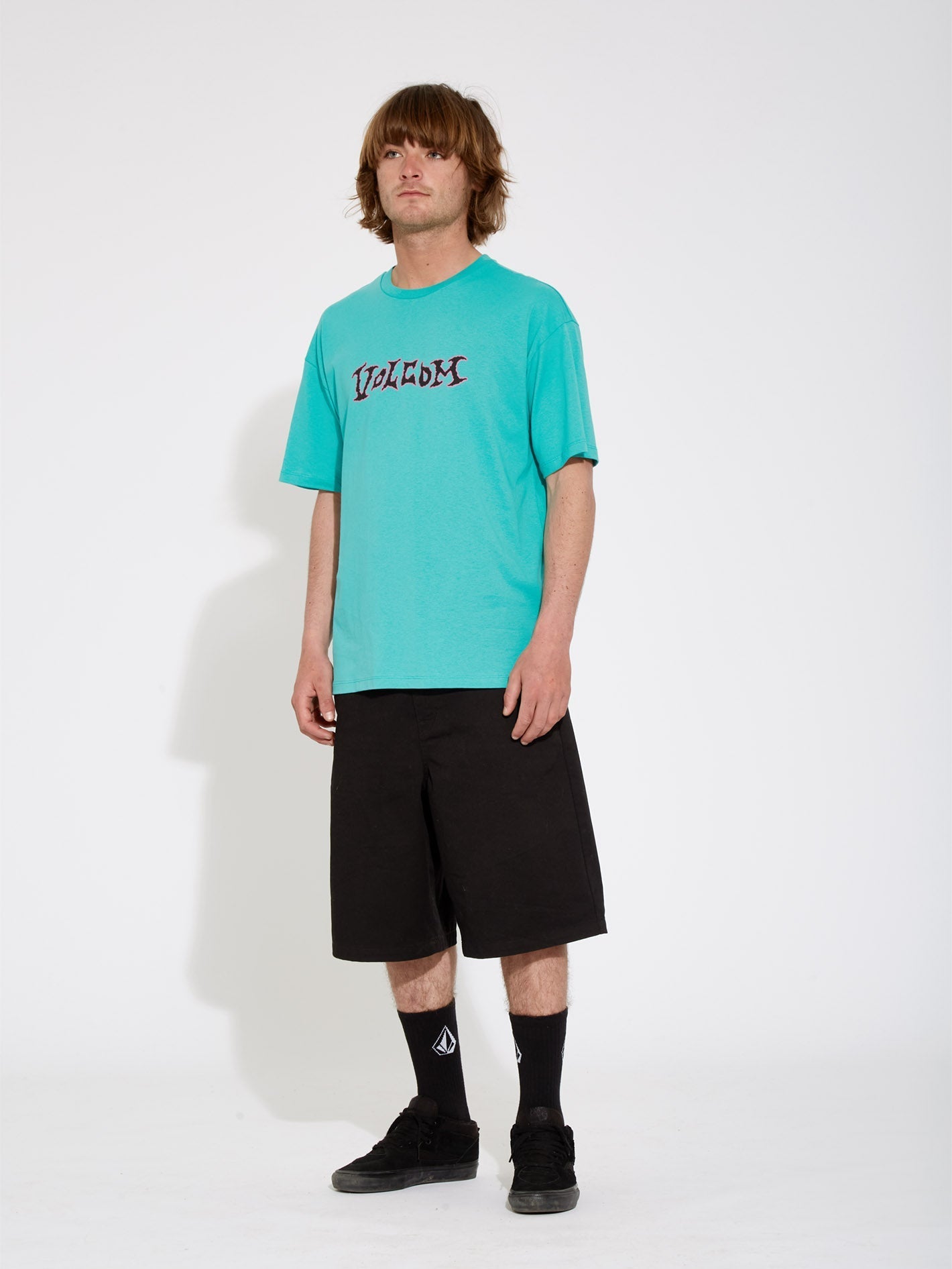 Crossworld T-shirt - TEMPLE TEAL