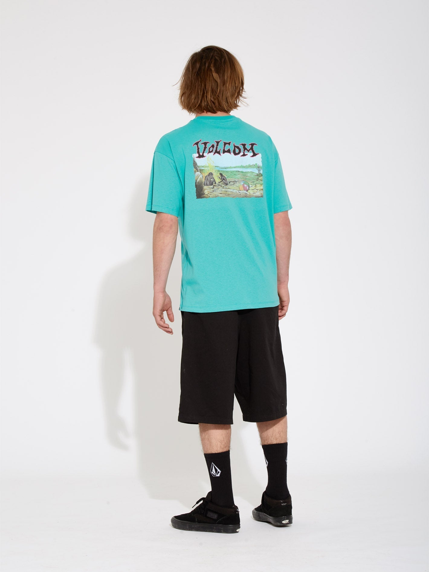 Crossworld T-shirt - TEMPLE TEAL