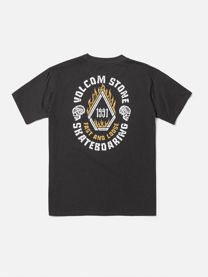 Skate Vitals Fast N Loose T-Shirt - STEALTH