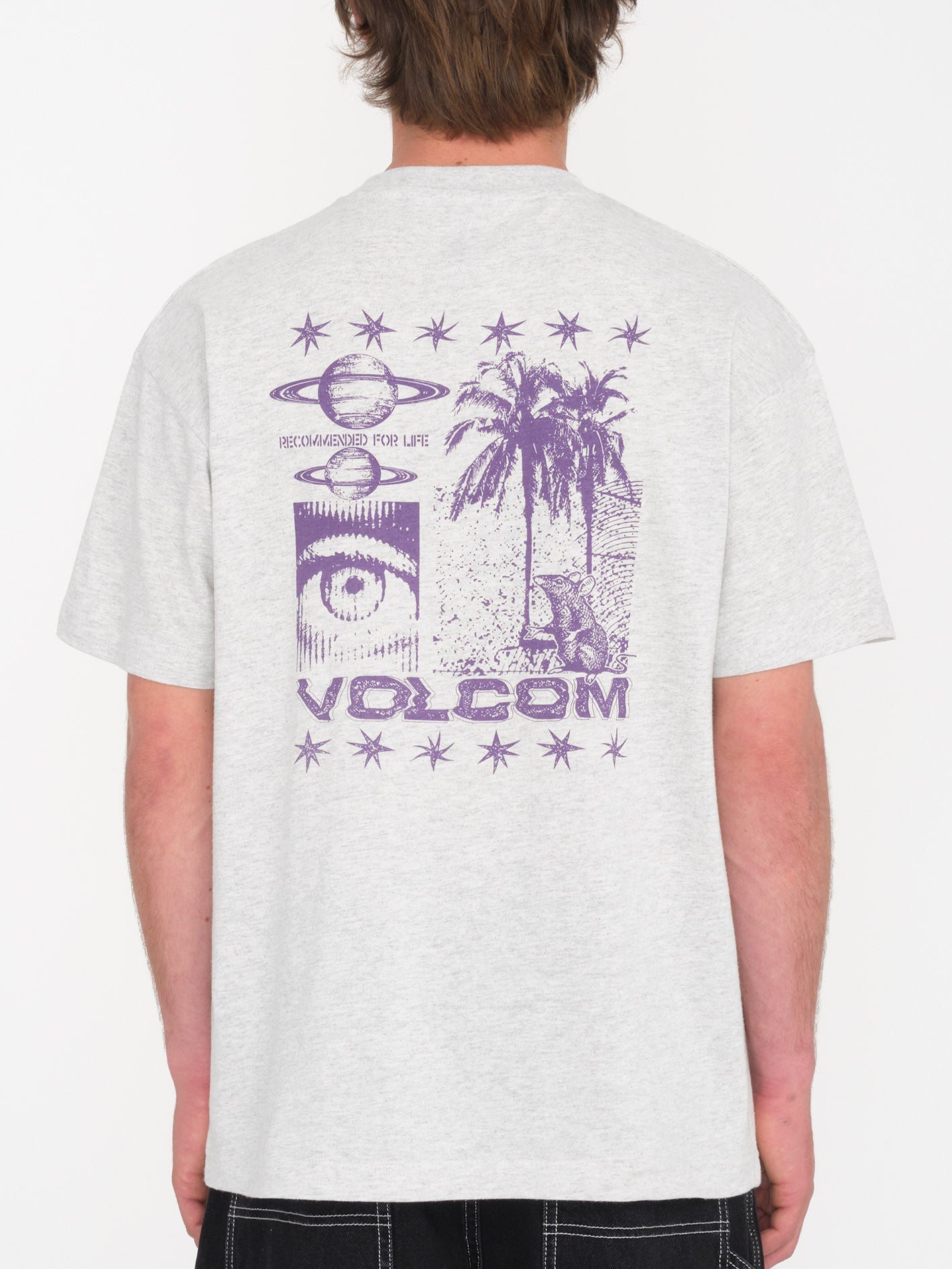 Primed T-Shirt - BONE HEATHER