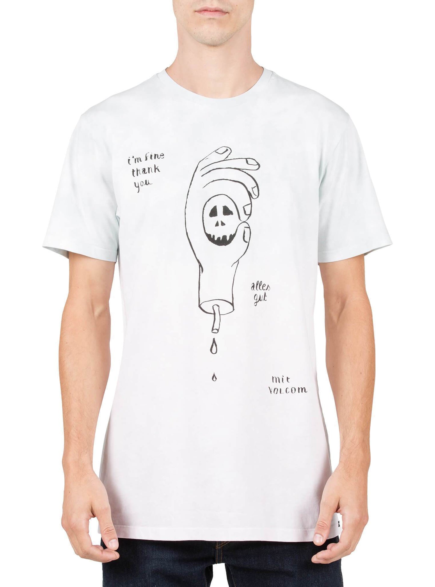 Skull Fingers Tee - Multi
