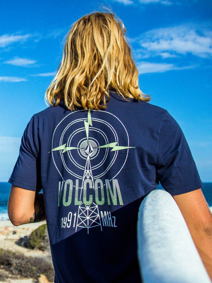 Rebel Radio Short Sleeve Tee - Navy