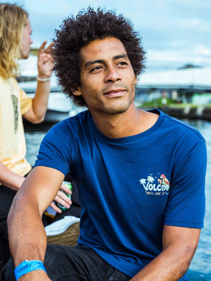 El Loro Loco Short Sleeve Tee - Navy