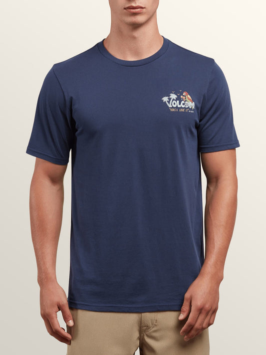 El Loro Loco Short Sleeve Tee - Navy