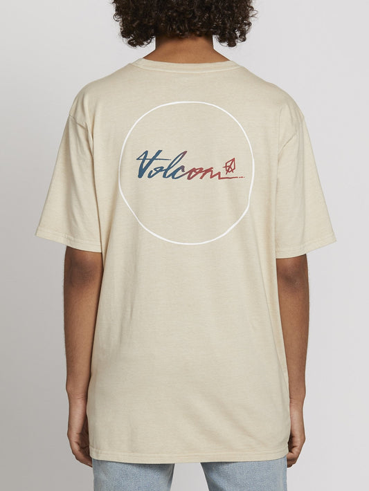 Shaky Circle T-shirt - White Flash